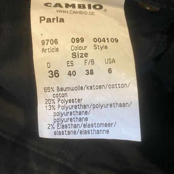 Cambio Parla Jeans with Black Stencil Design - Picture 7 of 14